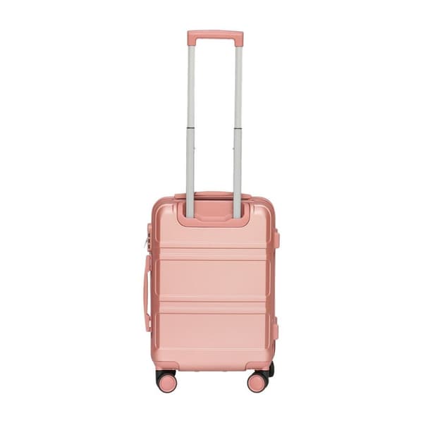Hytt resv�ska + kosmetikav�ska set Barut, ros�guld, ABS