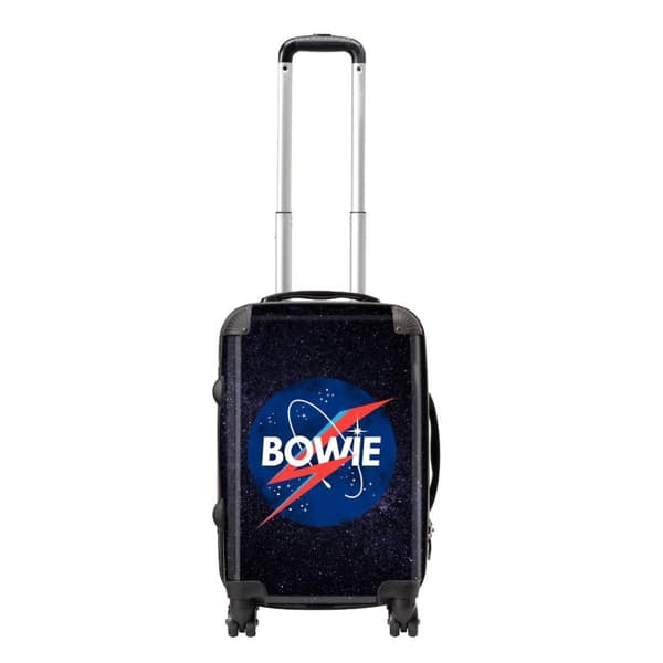 RockSax Space David Bowie Hardshell 4 Wheeled Cabin Bag Black/Blue/Red One Size