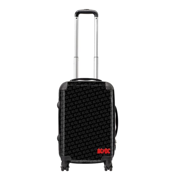 RockSax Riff Raff AC/DC Hardshell 4 Wheeled Cabin Bag Black/Red One Size