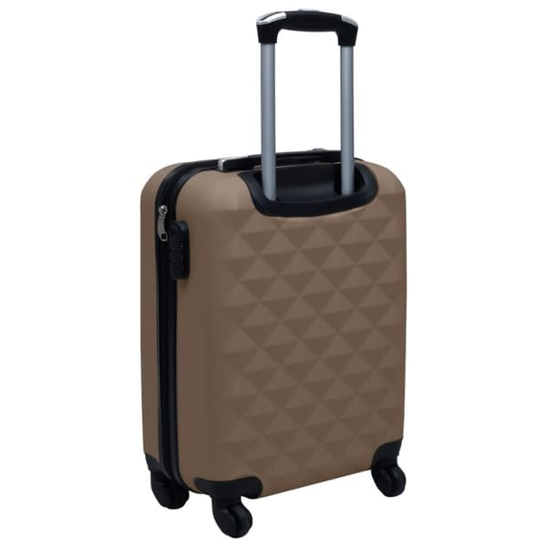 hardcase-kuffert ABS brun