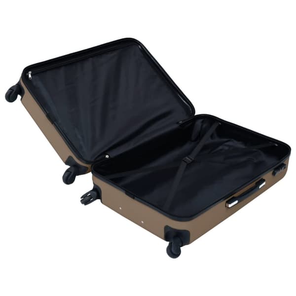 hardcase-kuffert ABS brun