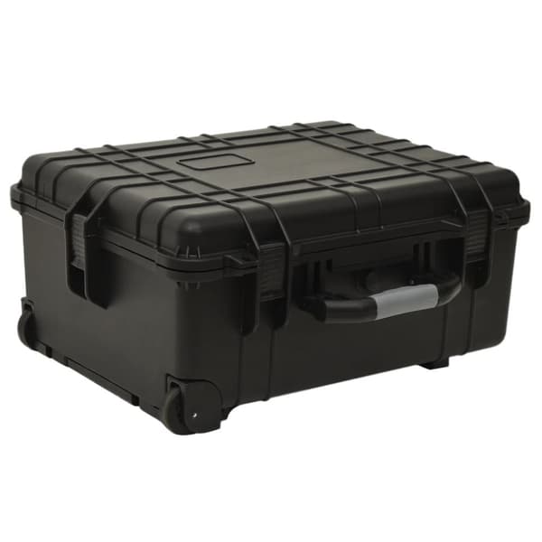 flightcase med hjul 58x45x27 cm PP sort