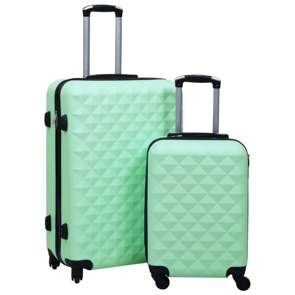 vidaXL kuffertsæt 2 stk. hardcase ABS mintgrøn -  Håndkufferter