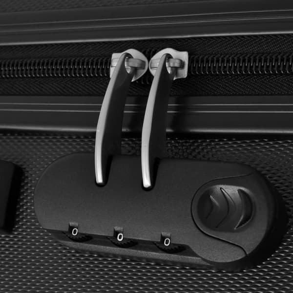 vidaXL hardcase trolleysæt 45,5/55/66 cm sort -  Håndkufferter