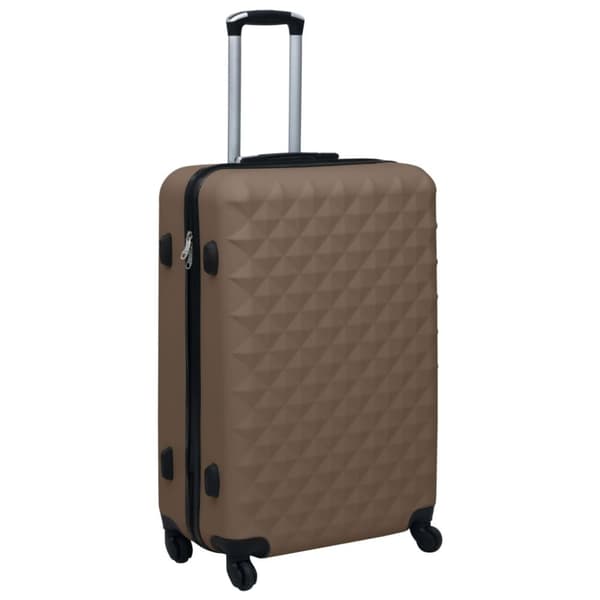 vidaXL kuffertsæt 2 stk. hardcase ABS brun - Håndkufferter