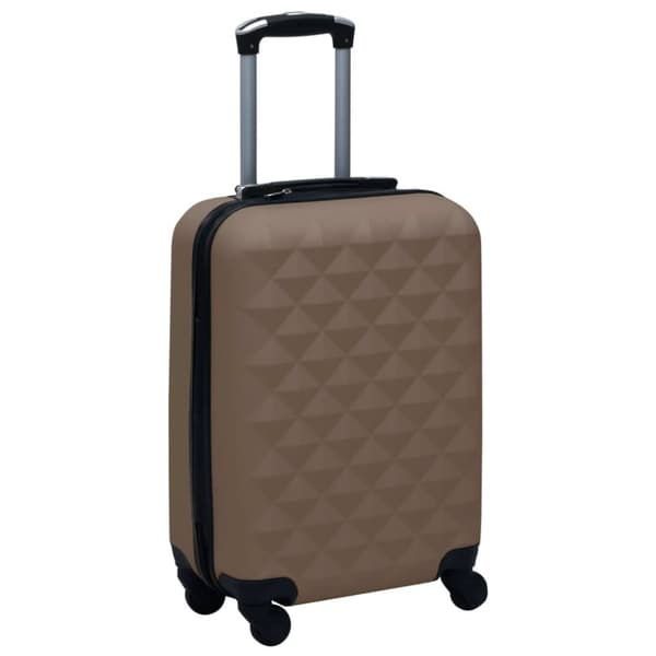 vidaXL kuffertsæt 2 stk. hardcase ABS brun - Håndkufferter
