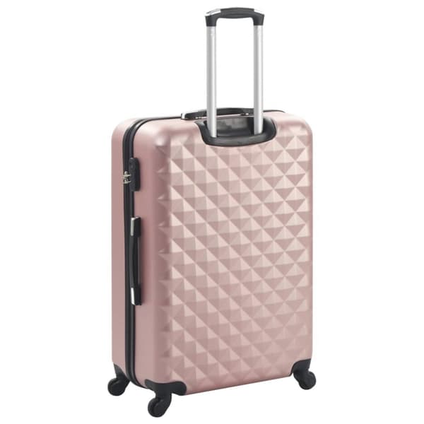 vidaXL kuffertsæt i 3 dele hardcase rosenguld ABS -  Håndkufferter