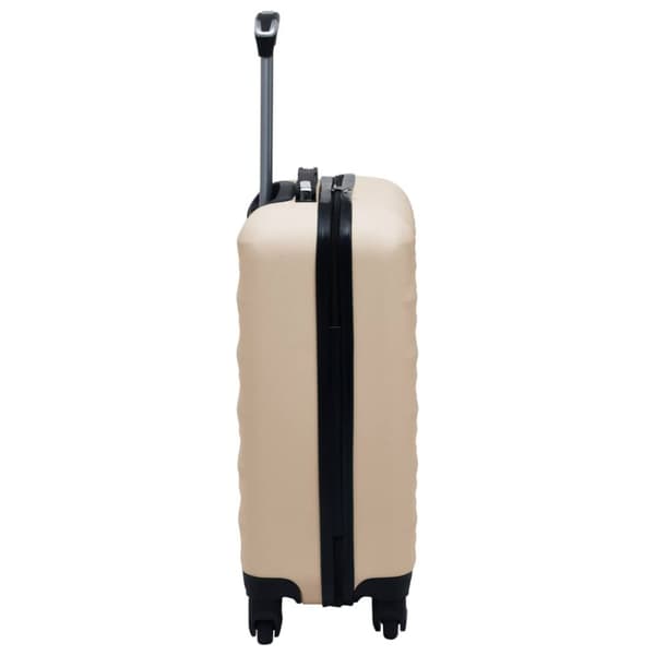 vidaXL hardcase-kuffert ABS guldfarvet - Håndkufferter