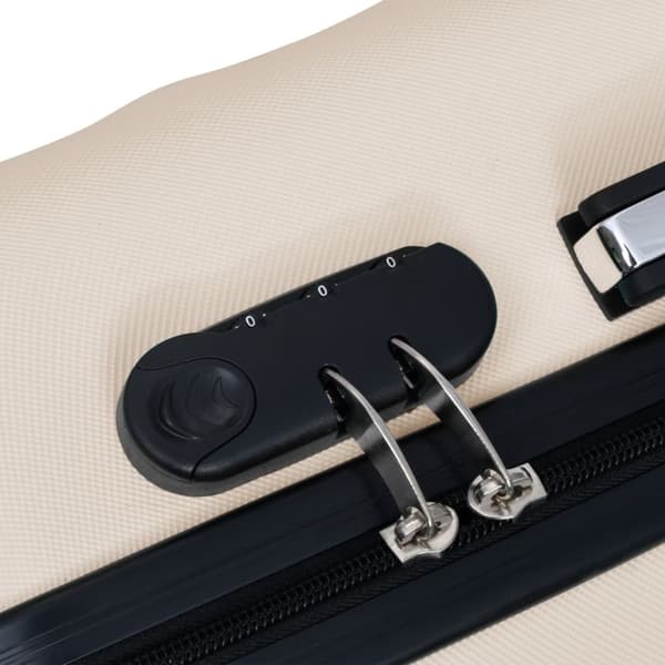 vidaXL hardcase-kuffert ABS guldfarvet - Håndkufferter