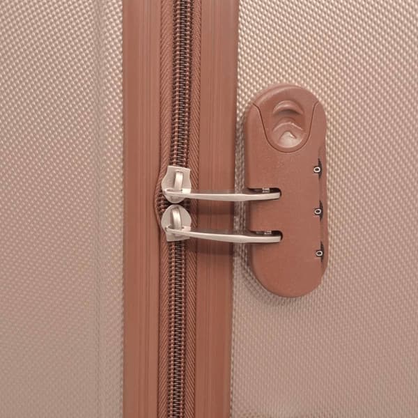 The Living Store hardcase trolleysæt fire dele champagnefarvet -  Håndkufferter