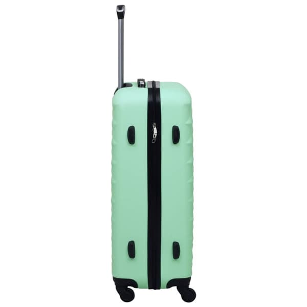 The Living Store kuffertsæt 3 stk. hardcase ABS mintgrøn - Håndkufferter