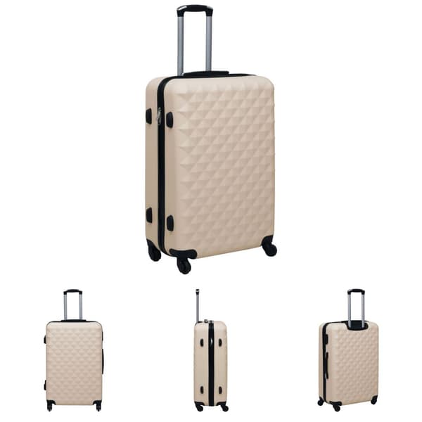 The Living Store hardcase-kuffert ABS guldfarvet -  Håndkufferter