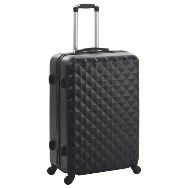 The Living Store kuffertsæt i 3 dele hardcase sort ABS - Håndkufferter
