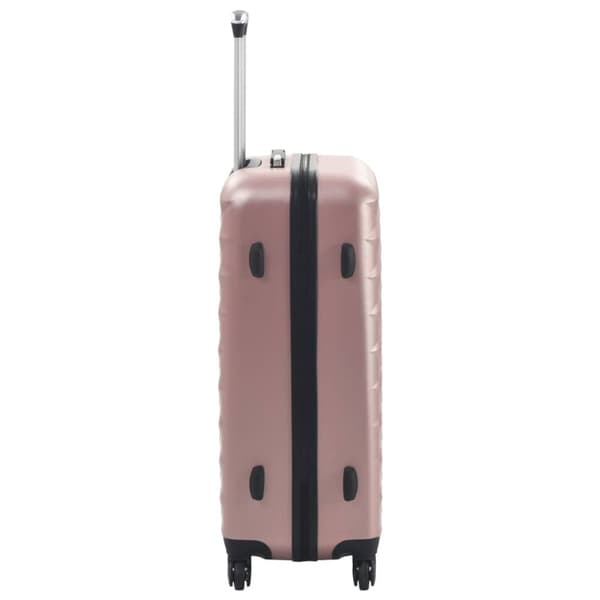 The Living Store kuffertsæt i 3 dele hardcase rosenguld ABS -  Håndkufferter