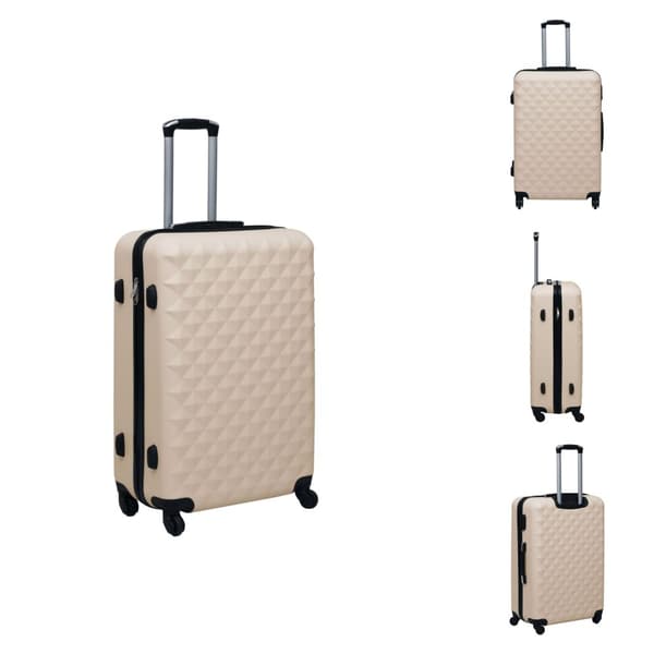 Håndkufferter - Living hardcase-kuffert ABS guldfarvet