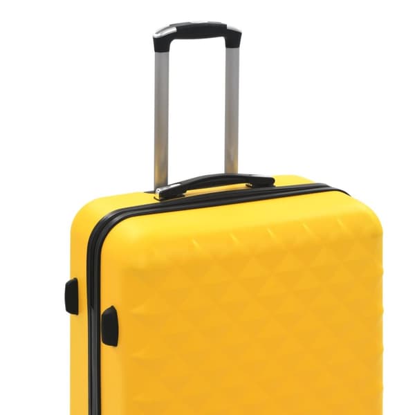 Håndkufferter - Living kuffertsæt i 3 dele hardcase ABS gul