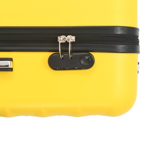 Håndkufferter - Living kuffertsæt i 3 dele hardcase ABS gul