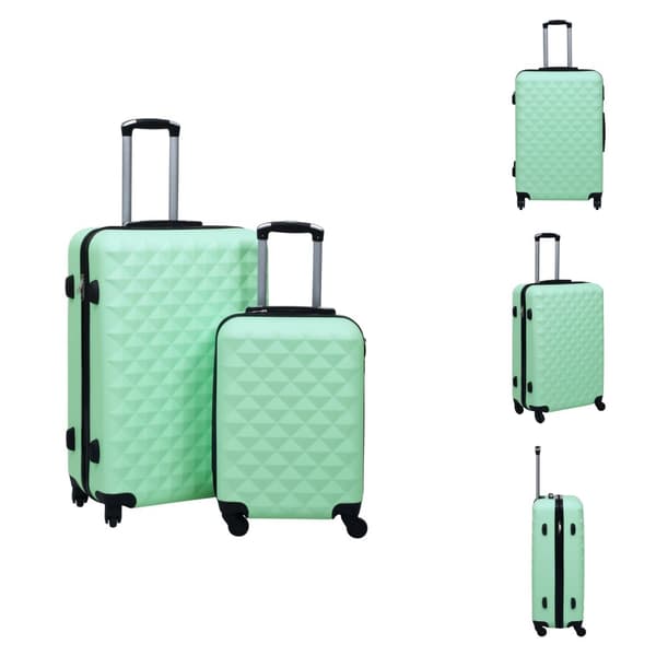 Håndkufferter - Living kuffertsæt 2 stk. hardcase ABS mintgrøn