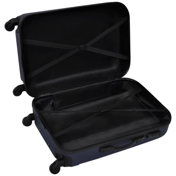 Håndkufferter - Living hardcase trolleysæt 45,5/55/66 cm blå