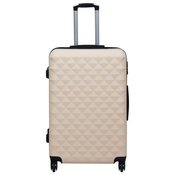 Håndkufferter - Living kuffertsæt 3 dele hardcase ABS guldfarvet