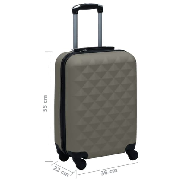 Hardcase-kuffert ABS antracitgrå - Hardcase-kuffert - Hardcase-kufferter - Home & Living