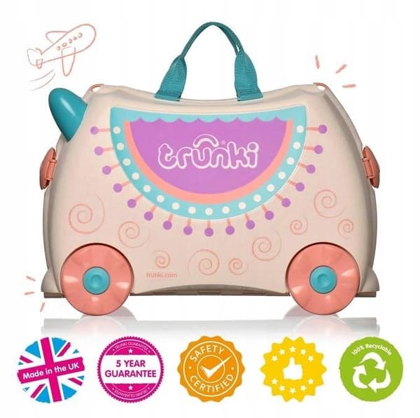 Kuffert på hjul / Trunki Unicorn / Lama Lola / Børnekuffert / Håndbagage