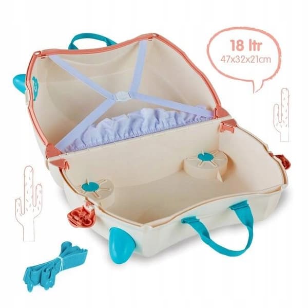 Kuffert på hjul / Trunki Unicorn / Lama Lola / Børnekuffert / Håndbagage