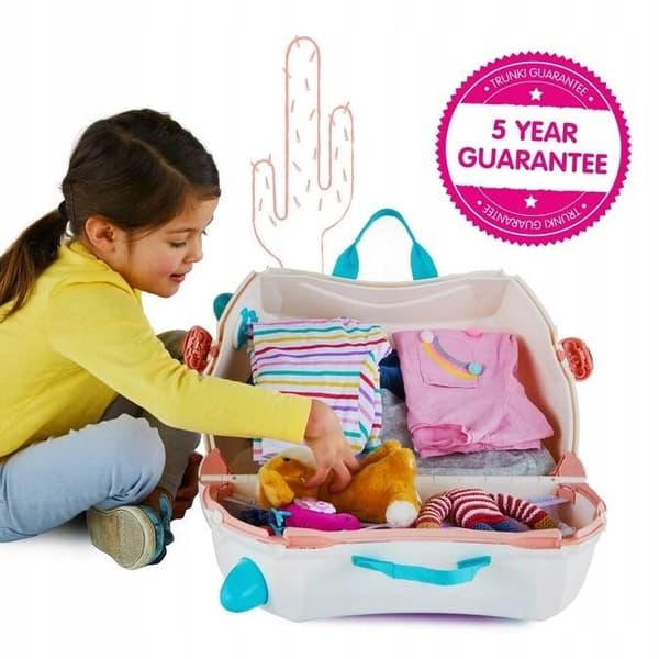 Kuffert på hjul / Trunki Unicorn / Lama Lola / Børnekuffert / Håndbagage