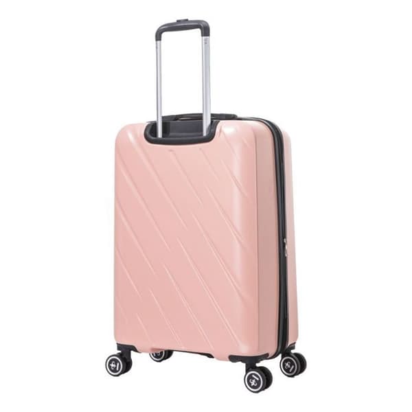 Set med 3 expanderbara resväskor - 100 % ABS - LYS Paris 350-3 - Rose Gold