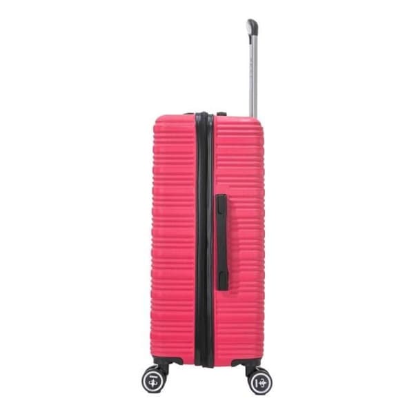 Set med 3 resväskor - 100 % ABS - LYS Paris 360-3 - Fuchsia