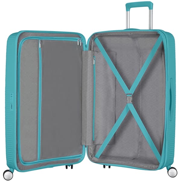 AMERICAN TOURISTER Soundbox Resväska 67 Exp. Turquoise Tonic