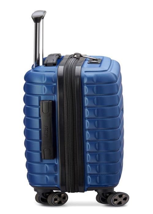 DELSEY Shadow 5.0 4DR Cabin Trolley Slim Line 55 Blue [169757] - resväska resväska eller bagage säljs ensam