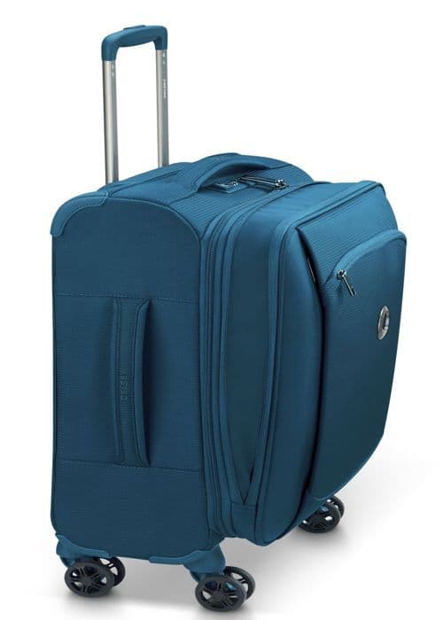 DELSEY Montmartre Air 2.0 Expanderbar kabinvagn med 4 dubbelrullar 55 ljusblå [110296]