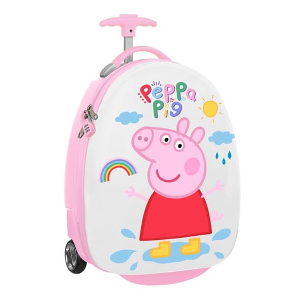 Trolley / Tralle Peppa Pig peppa pig Barn Rosa Mint 16'' 28 x 43 x 23 cm