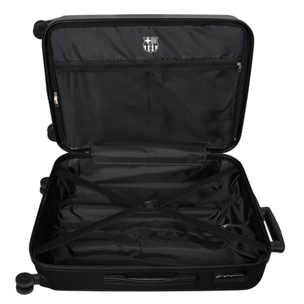 Trolley / Tralle F.C. Barcelona Svart 24'' 40 x 63 x 26 cm