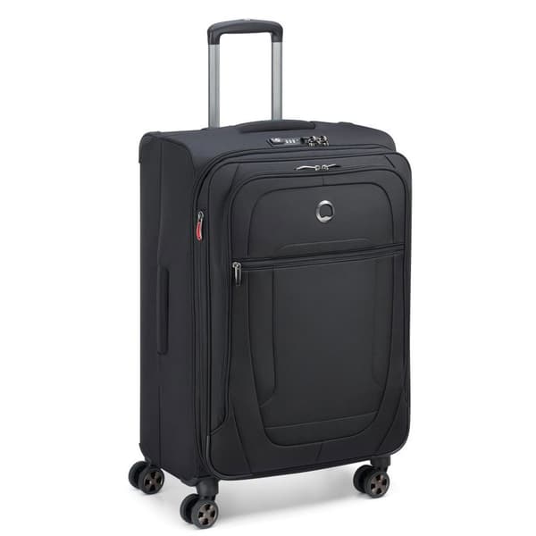 Delsey Helium Dlx 71 Cm Expandable 84l Trillebør Sort L