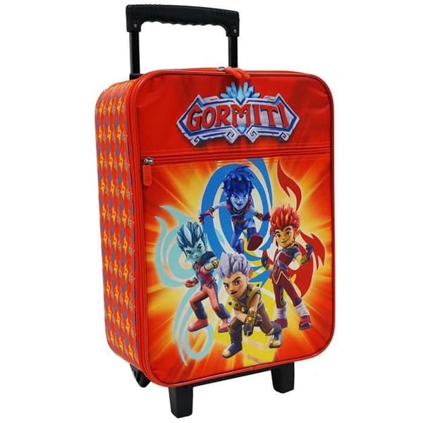 Väska Trolley Kabin Mjuk - Gormiti - 33,5x53x18 cm - 2 Hjul - 25 Liter - Orange