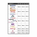 Miniatyrbilde 9 av 11: Kabinkoffert Numada 1200608 Svart 38 L 55 x 35,5 x 23,5 cm