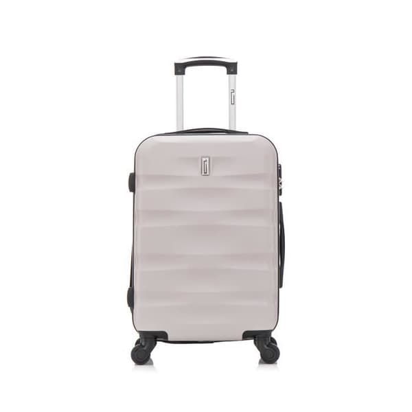 CELIMS FRANKRIKE - Kabinväska 55x35x25 cm | Lätt och hård kabinväska | Godkänd av 100+ flygbolag | Grå