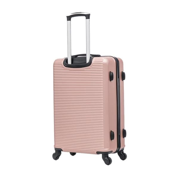 CELIMS FRANCE - Kabinväskan 55x35x25 Easyjet med Weekend Vanity | Kabinväskan 55 cm | ABS-väska | Inbyggd hänglås | Roséguld
