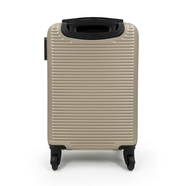 CELIMS FRANCE - Kabinväska med avtagbara hjul | Kabinväska 45x36x20 Easyjet | ABS | Lätt och styv | Champagne