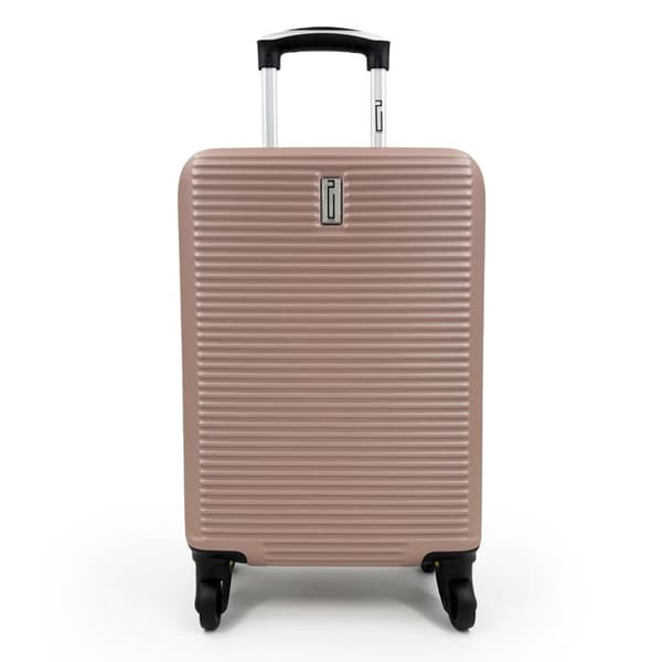 CELIMS FRANKRIKE - Kabinväska med avtagbara hjul för helgen | Kabinväska 45x36x20 Easyjet | ABS | Lätt och styv | Roséguld
