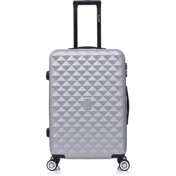 CELIMS FRANCE - Mellanstor Urban Resväska 65cm | Robust ABS | 4 hjul 360° | Inbyggd lås | Grå