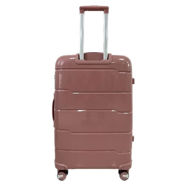 CELIMS FRANCE - Mellanstor resväska i polypropylen | Bagage storlek 65cm | TSA | Medelstor resväska i polypropylen | Rosa