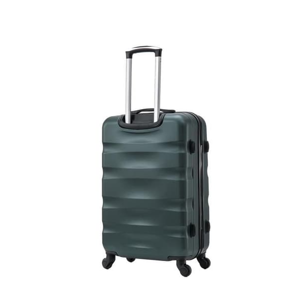 CELIMS FRANCE - Kabinväskan 55x35x25 Easyjet med Vanity Aerowave | Kabinväskan 55 cm | ABS | Integrerat hänglås | Grön