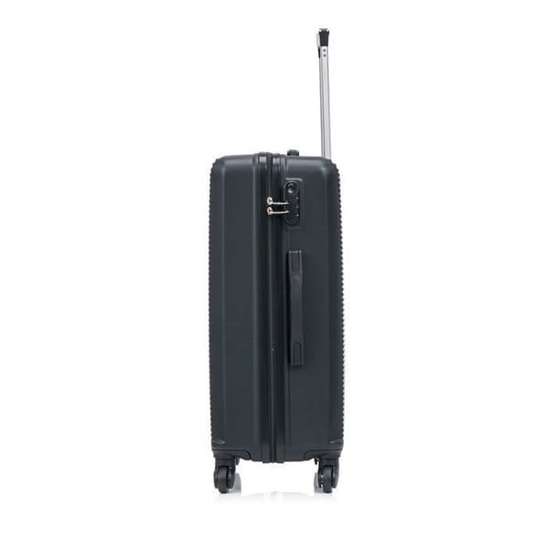 CELIMS FRANCE - Weekend Kabinväska 55x35x25 | Kabinväska EasyJet 55cm | ABS-väska | Inbyggd lås | Svart