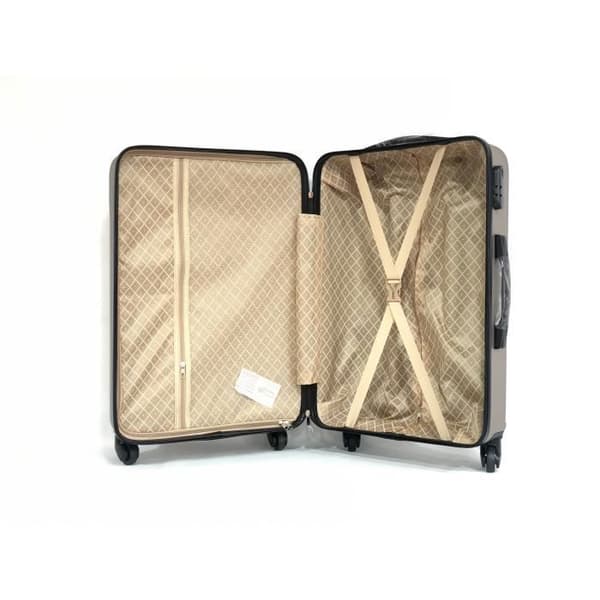 CELIMS FRANCE - Medium Bag 65cm | Weekend Bag | ABS | 4 hjul 360° | Inbyggt lås | Champagne