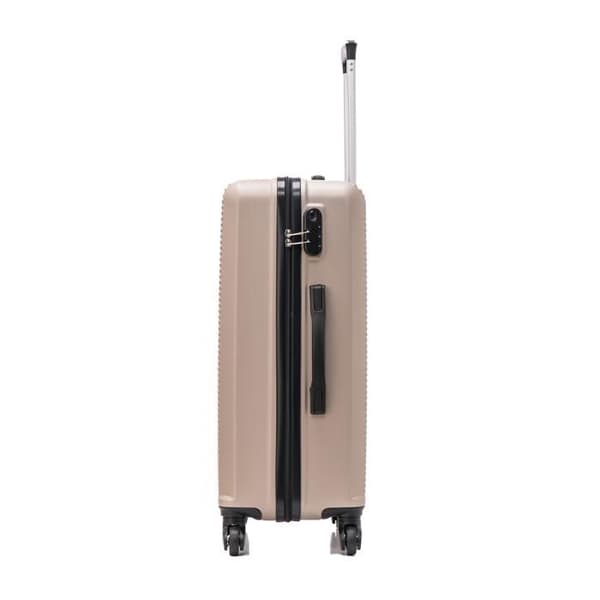 CELIMS FRANCE - Resväska 55x35x25 EasyJet | Resväska 55cm | Resväska ABS | Inbyggd lås | Champagne