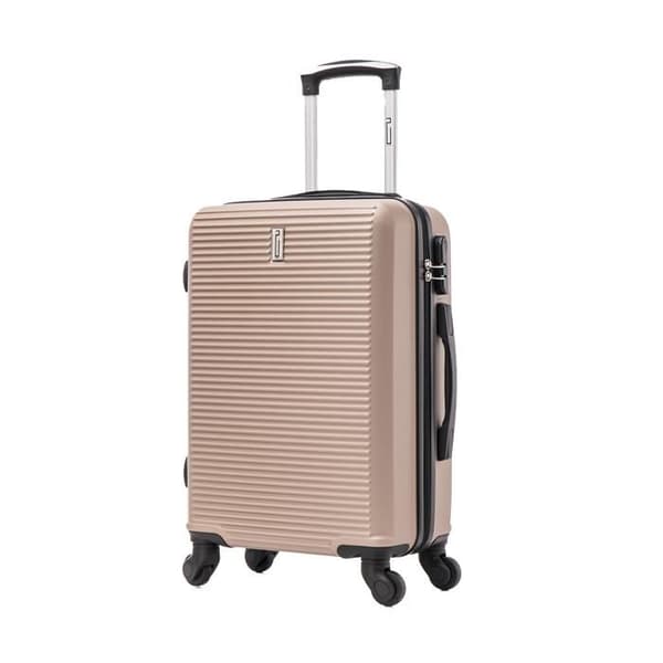CELIMS FRANCE - Resväska 55x35x25 EasyJet | Resväska 55cm | Resväska ABS | Inbyggd lås | Champagne