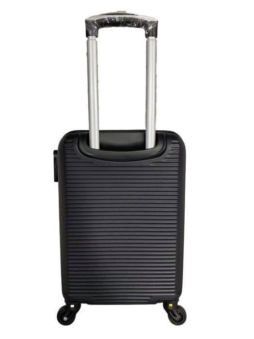 CELIMS FRANCE - Kabinväska med avtagbara hjul | Kabinväska 45x36x20 Easyjet | ABS | Lätt och styv | Svart